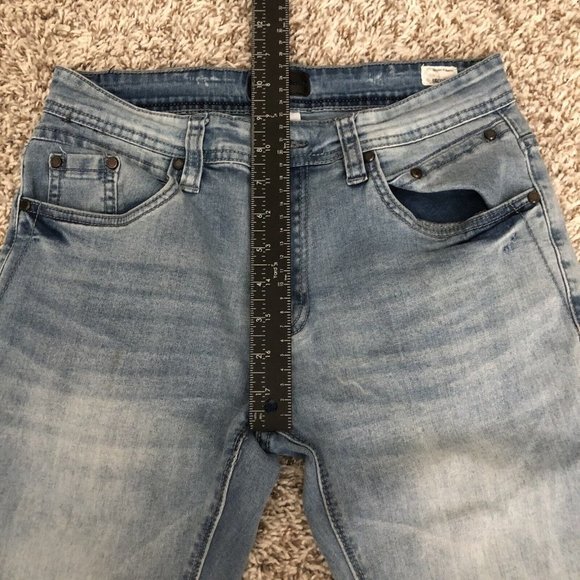 Bleecker + Mercer denim women's Jeans Skinny Fit size 29/30 Medium Wash - Picture 5 of 11